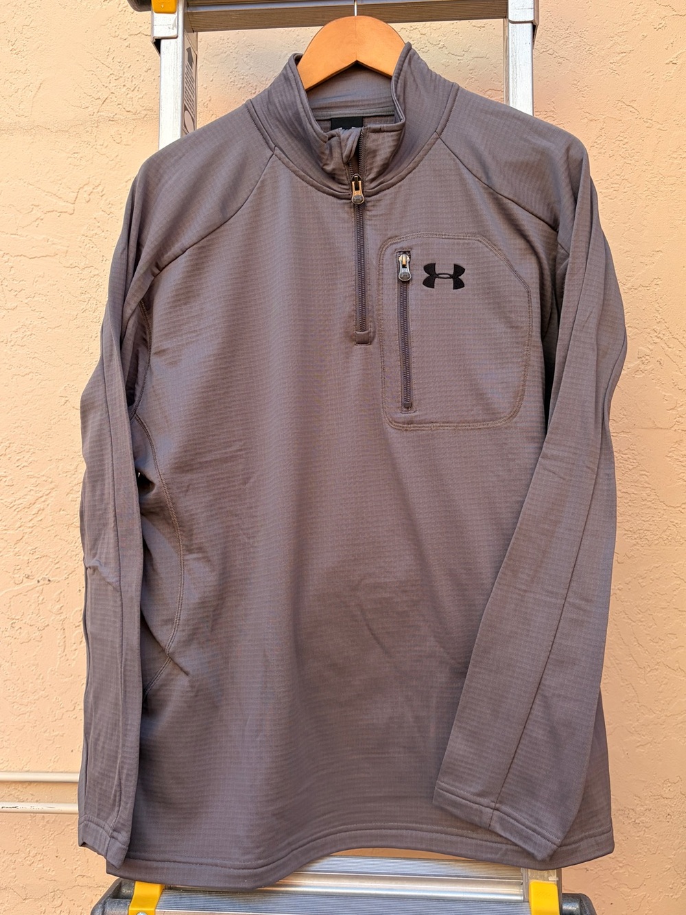 Under Armour Men’s Gray Quarter-Zip Pullover Jacket XL